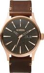 Nixon Sentry Leather A105-2001 Herrenarmbanduhr Design Highlight