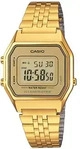 Casio LA680WEGA-9ER, Casio Collection Retro LA680WEGA-9ER Digitaluhr f&uuml;r Damen Gold
