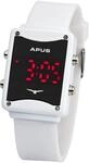 APUS Epsilon White Red AS-ES-WR LED Uhr Design Highlight