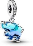Pandora Blauer Murano-Glas Elefanten Charm-Anh&auml;nger 793339C01 Anh&auml;nger