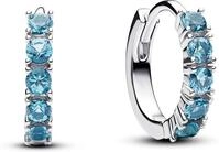Pandora Hellblaue Huggie Ohrringe 293849C01 Ohrringe