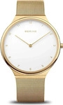 Bering 18440-334, Bering Ultra Slim 18440-334 Herrenarmbanduhr Wei&szlig; male, Geh&auml;use