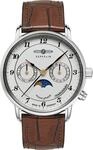 Zeppelin Friedrichshafen 85371 Damenarmbanduhr Mondphase