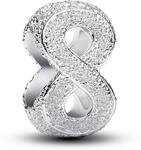 Pandora Textured infinity 794523C00 Charm Anh&auml;nger