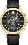Police PEWGC0054001, Police BURBANK PEWGC0054001 Herrenchronograph Schwarz/Gelb male,