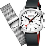 Mondaine MSL.41410.LBV.SET, Mondaine Cushion MSL.41410.LBV.SET Herrenchronograph Mit