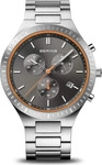 Bering 11743-709, Bering Titanium 11743-709 Herrenchronograph Grau male, Geh&auml;use aus