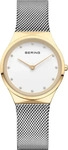 Bering 12131-010, Bering SWAROVSKI ELEMENTS 12131-010 Damenarmbanduhr Wei&szlig;...