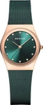 Bering 12927-868, Bering Classic 12927-868 Damenarmbanduhr Gr&uuml;n female, Geh&auml;use aus