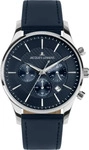 Jacques Lemans 1-2228C, Jacques Lemans London 1-2228C Herrenchronograph Dunkelblau