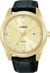 Lorus RH976QX9, Lorus Classic RH976QX9 Herrenarmbanduhr Gold male, Geh&auml;use aus
