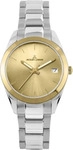 Jacques Lemans 1-1878E, Jacques Lemans Derby 1-1878E Damenarmbanduhr Gold...