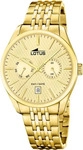 Lotus 19074/1, Lotus MULTIFUNCTION COLLECTION 19074/1 Herrenarmbanduhr Gold male,