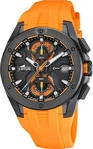 Lotus 18943/3, Lotus VORTEX 18943/3 Herrenchronograph Schwarz / Orange male, Geh&auml;use