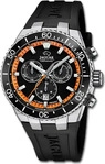 Jaguar J1021/4, Jaguar CERAMIC J1021/4 Herrenchronograph Schwarz / Orange male,