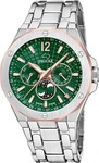 Jaguar J1039/3, Jaguar DIPLOMATIC J1039/3 Herrenarmbanduhr Gr&uuml;n male, Geh&auml;use aus