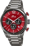 Lotus 18686/5, Lotus 18686/5 Herrenchronograph Rot male, Geh&auml;use aus Edelstahl Form