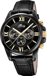 Lotus 18881/3, Lotus Chronograph 18881/3 Herrenchronograph Schwarz male, Geh&auml;use aus