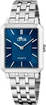 Lotus 18980/5, Lotus SQUARE SERIES 18980/5 Damenarmbanduhr Blau female, Geh&auml;use aus