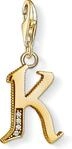 Thomas Sabo Buchstabe K gold 1617-414-39 Charm Anh&auml;nger