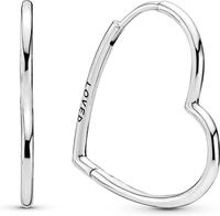 Pandora Asymmetrische Herz-Creolen 297822 Ohrringe