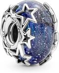 Pandora Galaxis Blau & Stern Murano-Glas Charm 790015C00 Anh&auml;nger
