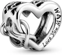 Pandora &bdquo;Love You Mum&ldquo; Unendlichkeits-Herz Charm 798825C00 Anh&auml;nger
