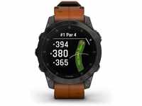Garmin EPIX™ SAPPHIRE TITAN 010-02582-30 Smartwatch Bluetooth, GPS, Pulsmessung