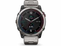 Garmin Quatix 7X Sapphire Solar Titan 010-02541-61 Smartwatch Bluetooth-Technologie