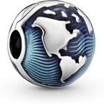 Pandora Blauer Globus Clip 799429C01 Anh&auml;nger