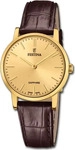 Festina F20017/2, Festina Swiss Made F20017/2 Damenarmbanduhr Gold female,...