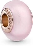 Pandora Mattes Rosafarbenes Murano-Glas Charm 789421C00 Anh&auml;nger