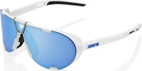 100 Percent Westcraft Soft Tact White / HiPER Blue Multilayer Mirror Len Wei&szlig; Modell