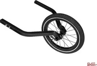 Qeridoo 14"" Joggerrad Zweisitzer Schwarz Modell 2025