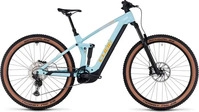 Cube Stereo Hybrid 140 HPC Race 750 Blau Modell Aktion