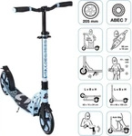 Six Degrees Aluminium Scooter 205 mm Blau Modell 2024