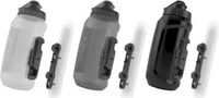 Fidlock Twist Trinkflasche 700 life mit Bike Base Flaschenhalter Transparent Modell