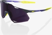 100 Percent Hypercraft XS Matte Metallic Digital Brights / Dark Purple L Grau...