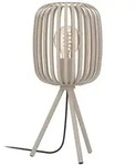 Eglo Tischleuchte Romazzina sandfarbener Stahl H&ouml;he ca. 44 cm