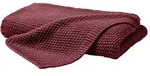 Hahn-Haustextilien Strickdecke marsalafarbene Kunstfaser 130 x 170 cm