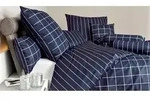 Janine Design Bettw&auml;sche-Set Nachtschattenblau Mako-Satin 135 x 200 cm