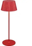 Trio Leuchten Outdoor-Tischleuchte RL Suarez rotes Metall H&ouml;he 39 cm