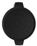 WOLL Spritzschutz Silikon Grau &Oslash; 24 cm multifunktional backofenfest bis 260 &deg;C