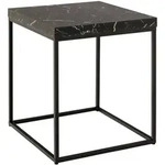 Actona Group Couchtisch Barossa Schwarz ca. 40 x 40 cm