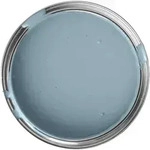 MissPompadour Wandfarbe Die Wertvolle Blau mit Grau 2,5 Liter