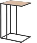 Actona Laptoptisch Seaford Beistelltisch Wildeiche & Schwarz 43 x 63 x 35 cm