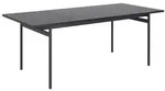 Actona Group Esstisch Angus schwarze Esche 200 x 90 cm Industriestil