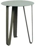 M2 Kollektion Couchtisch Emil 1 Gr&uuml;n pulverbeschichtet 40 x 50 cm