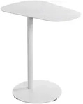 HAKU M&ouml;bel Beistelltisch Wei&szlig; H&ouml;he 60 cm Metall