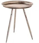 Haku Beistelltisch Hans Metall Antikbronze 39 x 39 x 47 cm rund